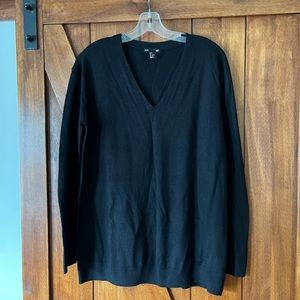 HM oversized black tunic - small